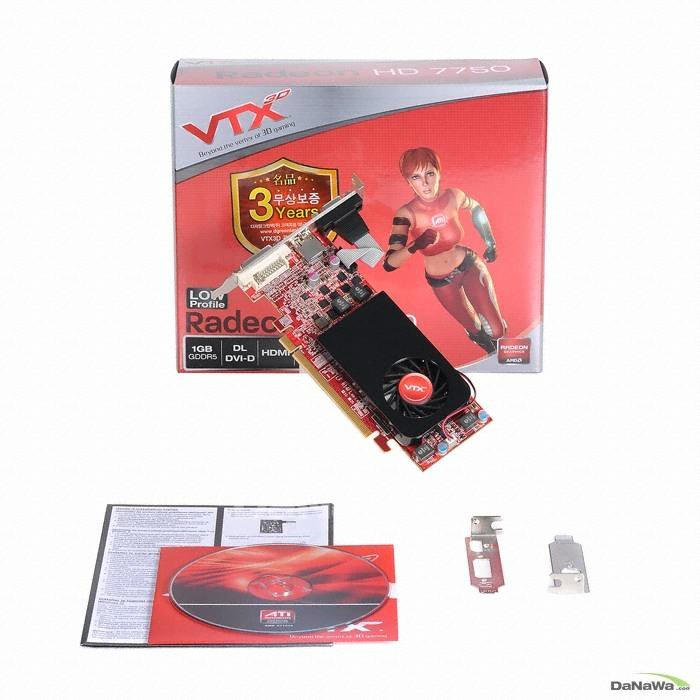 VTX3D 라데온 HD 7750 D5 1GB LP (리퍼비시)_이미지