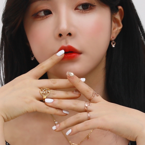 �콺Ƽ�� ��ũ+���ι� Marianna_5 Surgical Steel Ring / ������ ������ ����