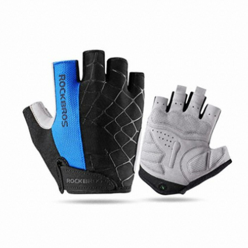 락브로스 스파이더 반장갑 블루 S109