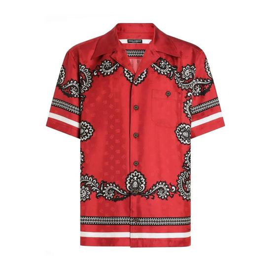 돌체앤가바나 반다나 프린트 셔츠 G5JH9TGI926 T