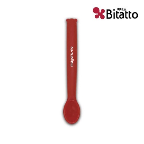 텍셀바이오  비타토 마가루노 실리콘 스푼 (레드)