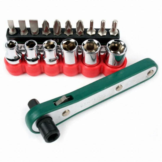 라쳇 소켓 드라이버 세트 1PK-202B (17pcs)