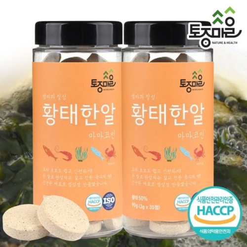  토종마을 마마코인 황태한알 90g(3gx30입) [2개]