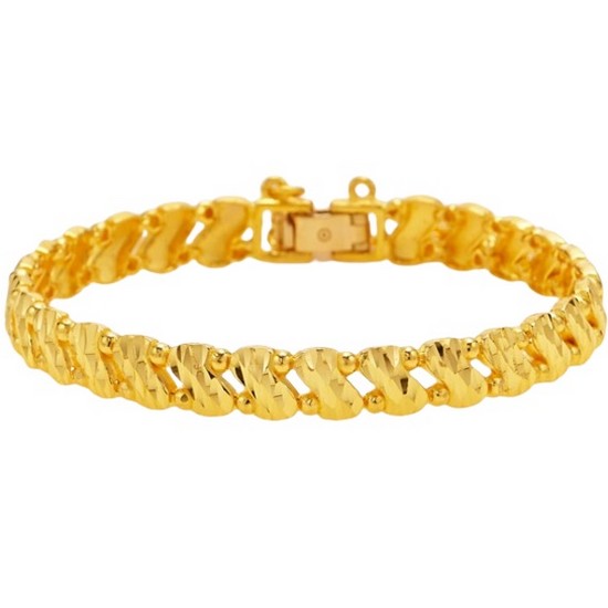 여자 팔찌 체인 사선 컷팅 37.5g