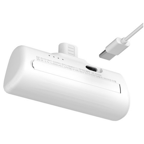 스카이랩 스카이 필 X12 미니 라이트닝8핀 일체형 도킹형 보조배터리 5000mAh_이미지