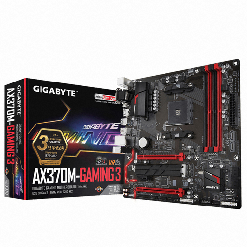 GIGABYTE GA-AX370M-Gaming 3 게이밍에디션 제이씨현