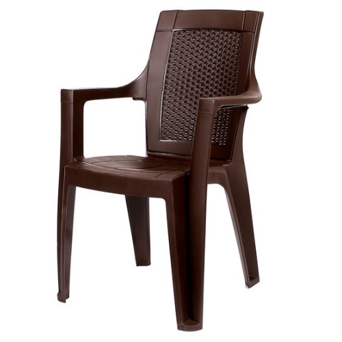 라탄 플라스틱 팔걸이 의자