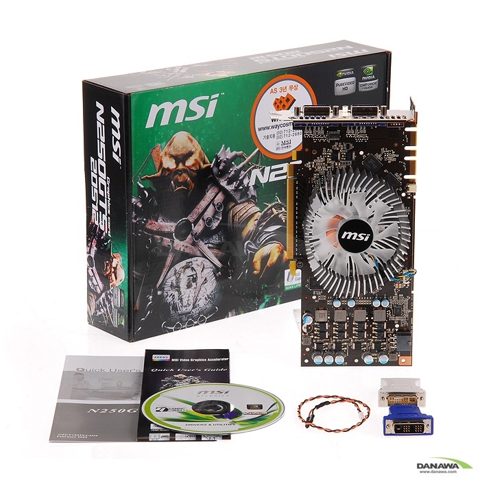 MSI 지포스 GTS250 N250GTS-2D512-OC 싸이클론2 512MB 웨이코스_이미지