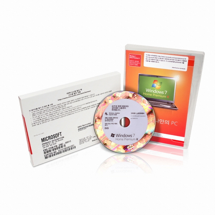 Microsoft Windows 7 Home Premium (DSP 32bit 한글)_이미지