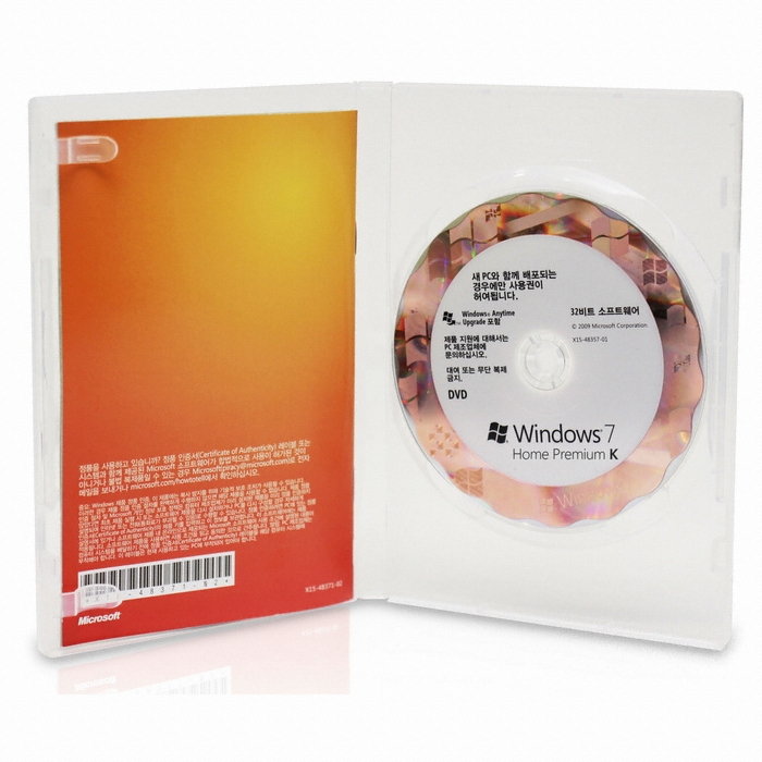 Microsoft Windows 7 Home Premium (DSP 32bit 한글)_이미지