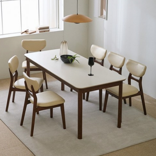 파로마 데니벨 세라믹 원목 식탁 1800