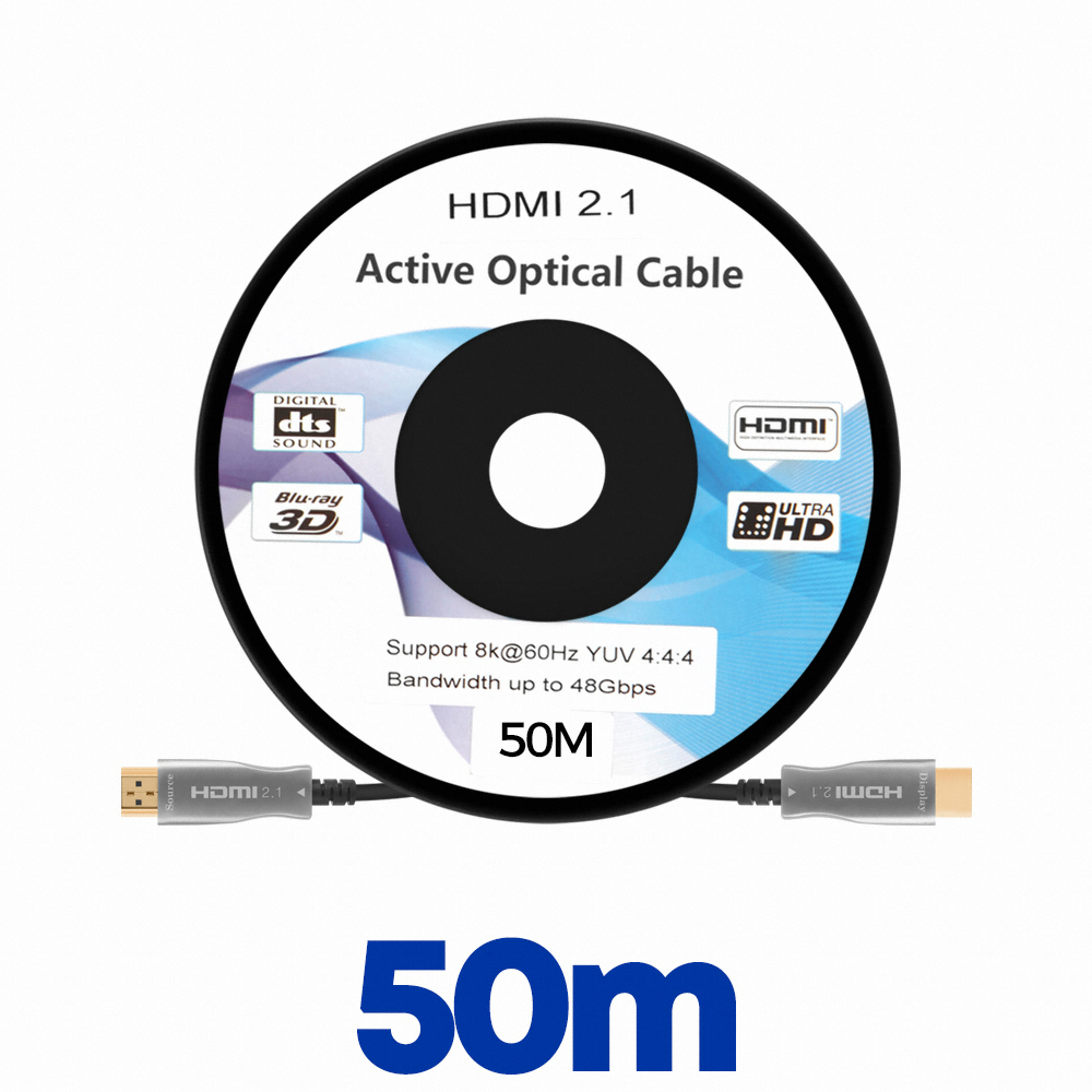 이지넷유비쿼터스 넥스트 HDMI 2.1 AOC 광케이블 (NEXT-7050HAOC-8K, 50m)_이미지