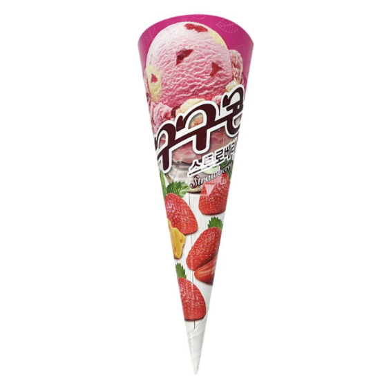 롯데푸드 구구콘 스트로베리 160ml (20개)