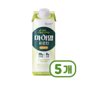 대상웰라이프 마이밀 식물성 단백질 퓨로틴 고소한맛 250ml (5개)_이미지