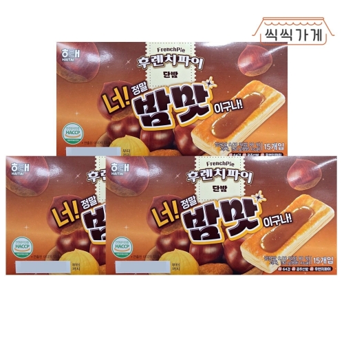 해태제과 후렌치파이 단밤 192g (3개)_이미지