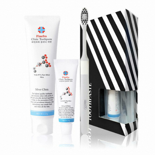 제우메디컬 파인프라 치약 135g + 20g + 칫솔 세트 (1세트)