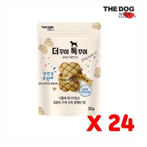 한국사료 더독 더꾸이 독꾸이 생선살&황태 30g (24개)