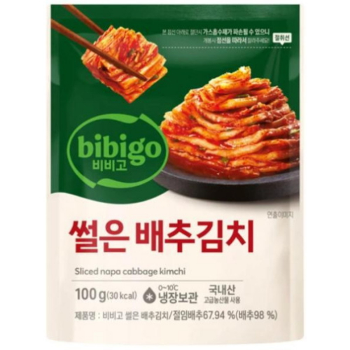 비비고 썰은 배추김치 100g (30개)
