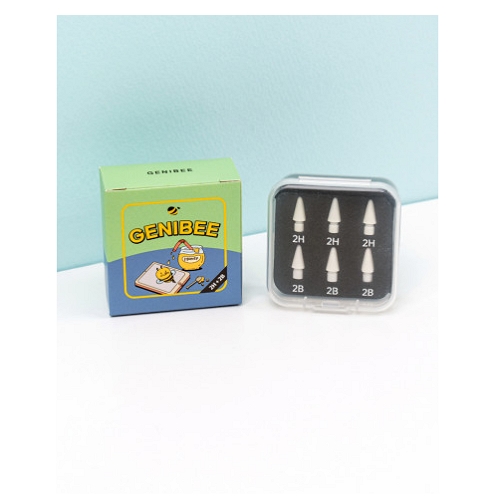 지니비 애플펜슬 드로잉 펜촉 (2B 3개+2H 3개)_이미지