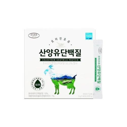 에버그린 오리진초유 산양유 단백질 5g 60포 (4개)