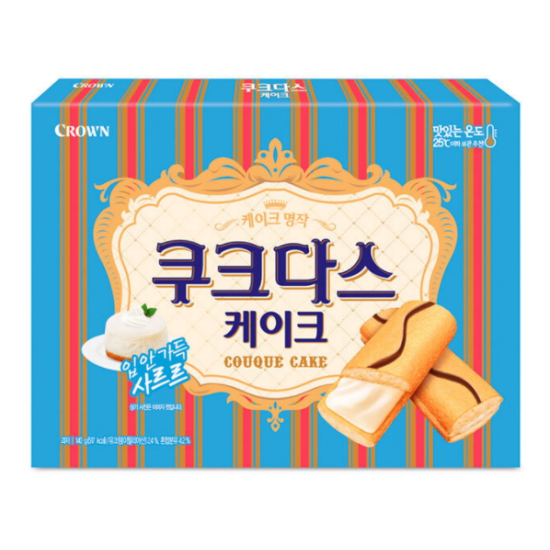 크라운제과 쿠크다스 케이크 140g