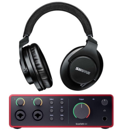 Focusrite Scarlett 4i4 4세대 (+ 헤드폰)_이미지