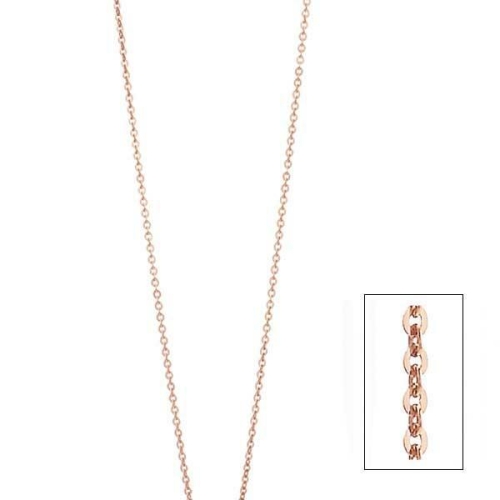 스타일러스by골든듀 14K 리 플랫P 16인치 체인 목걸이_381400249