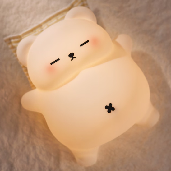 레나에너지 충전식 아빠곰 실리콘 무드등