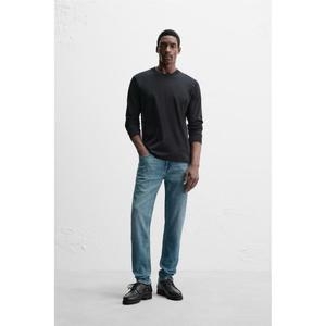 자라 데일리 바지 슬림핏 진 미디움 블루488256