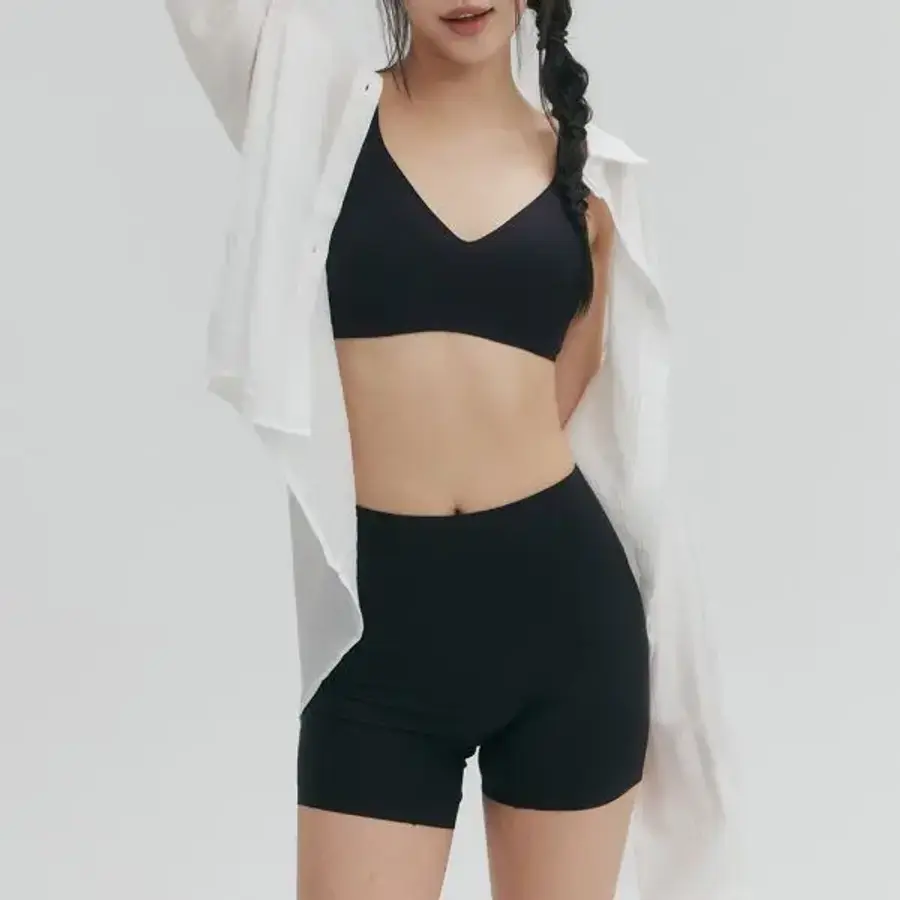 하성민기업 베이직 네모팬티 요가 필라테스 여성팬티 (1매)_이미지