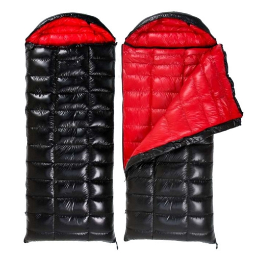 동계 사각 침낭 구스다운 1600g