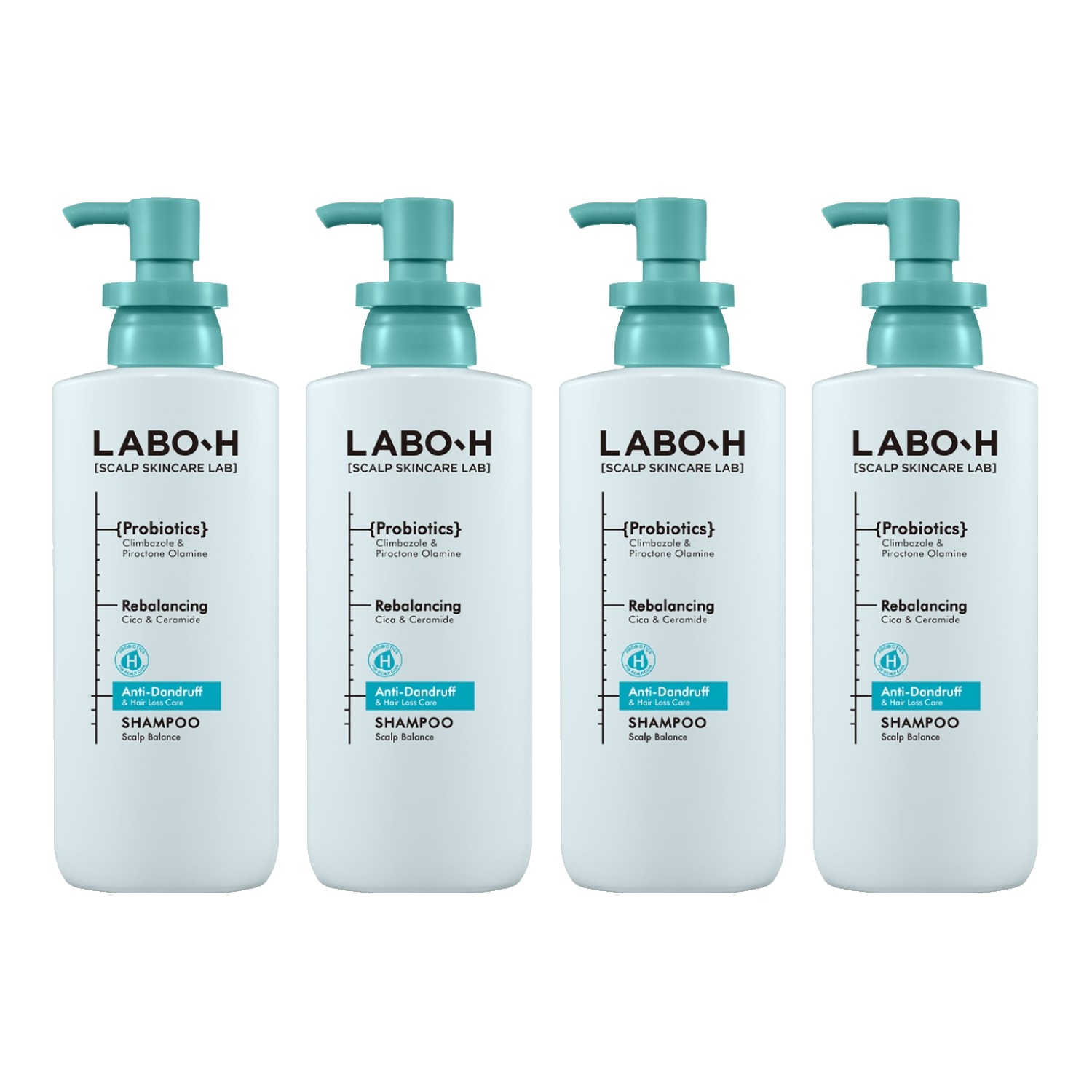 라보에이치 댄드러프 클리닉 샴푸 400ml (4개)_이미지