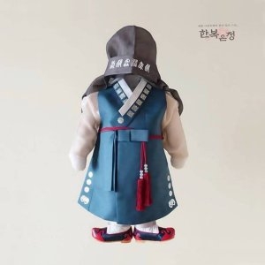 남아 아동 개량 도령 한복 백일 12 남자 아기 어린이 선물 돌 잔치 유아 여름 겨울 추석 설빔 퓨전 돌복_이미지
