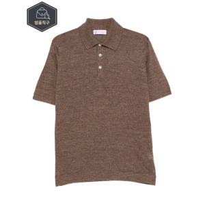 브루넬로쿠치넬리 브루넬로 쿠치넬리 린넨 코튼 블렌드 폴로 셔츠 B0711867240