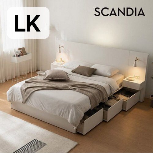 스칸디아 데이 호텔 수납침대 LK+협탁2개 (20T스탠다드독립)