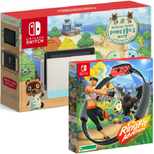 Nintendo 닌텐도 스위치 동물의 숲 에디션 1인용 게임 패키지이미지입니다. 누르면 해당 게시물로 새창이동합니다.