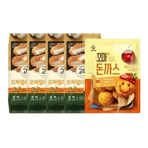 CJ제일제당 모짜렐라 돈카츠 450g x 4개 + 꼬마돈까스 400g x 1개