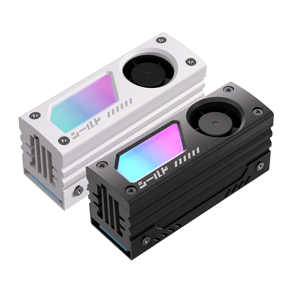 EZDIY-FAB SHIELD aRGB M.2 SSD 히트싱크 쿨링팬 (블랙)이미지입니다. 누르면 해당 게시물로 새창이동합니다.