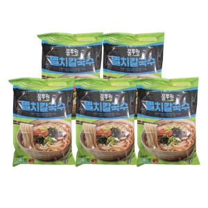풀무원 멸치 칼국수 319.6g (5개)_이미지