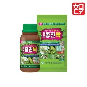 대유 <b>총진싹</b> 1.5kg 식물 총채벌레 진딧물 뿌리파리 약 토양 해충 퇴치 친환경 살충제
