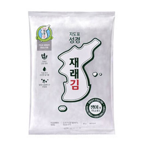 성경식품 지도표성경김 재래김 30g (10개)