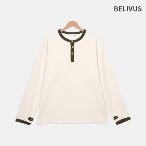 빌리버스 남자 데일리 코듀로이 헨리넥 링거티 BVC016