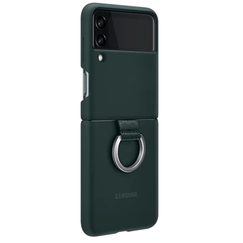삼성전자 갤럭시Z 플립3 실리콘 커버 with 링 EF-PF711 (해외구매)_이미지