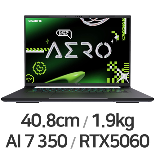 GIGABYTE AERO X16 1VH 93KRC94D 32GB램 (SSD 1TB)
