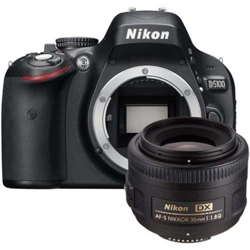 니콘 D5100 렌즈세트 (35mm F1.8, 중고품)