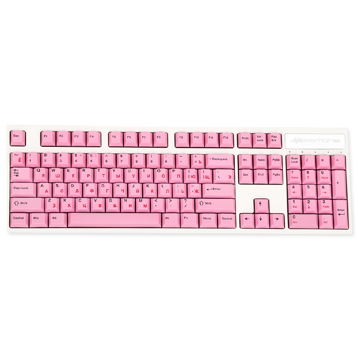 엠스톤글로벌 mStone Unicolor 119Key (핑크 키릴)