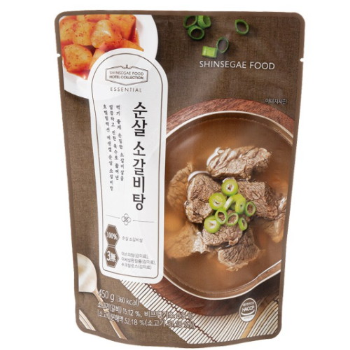 신세계푸드 호텔컬렉션 에센셜 순살 소갈비탕 450g (4개)