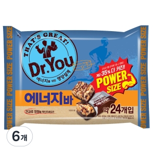 에너지바 파워사이즈 337g 6개