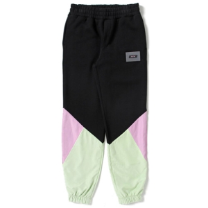 MSGM 키즈 로고 팬츠 블랙 MS029154 11008_이미지