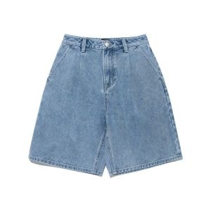 LEE 우먼 베이직 데님 쇼츠 인디고 라이트 LE2502IS70IL 945088_이미지